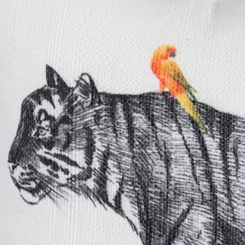 Cushion Polyester Tiger 50 x 30 cm 2