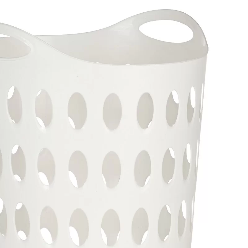 Laundry Basket White Plastic 50 L 44 x 56 x 41...