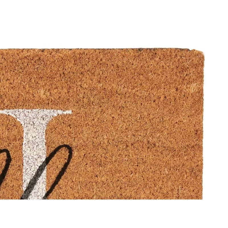 Doormat Hello White Natural 60 x 1 x 40 cm (12...