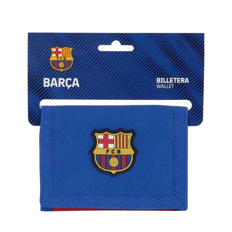 Purse F.C. Barcelona Blue Maroon 12.5 x 9.5 x 1 cm