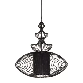 Ceiling Light 44,5 x 44,5 x 49 cm Ø 44,5 cm Black Iron