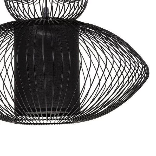 Ceiling Light 44,5 x 44,5 x 49 cm Ø 44,5 cm Black Iron