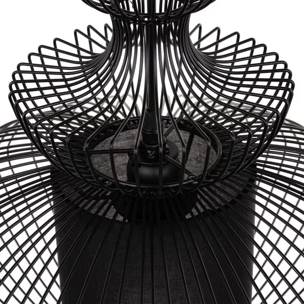 Ceiling Light 44,5 x 44,5 x 49 cm Ø 44,5 cm Black Iron