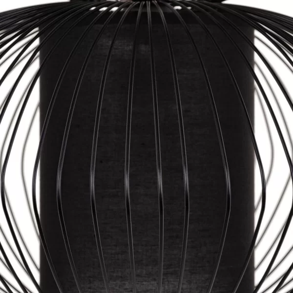 Ceiling Light 44,5 x 44,5 x 49 cm Ø 44,5 cm Black Iron