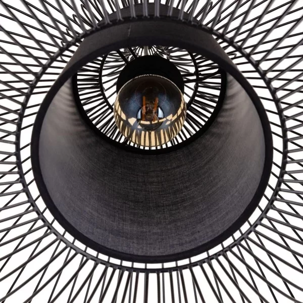 Ceiling Light 44,5 x 44,5 x 49 cm Ø 44,5 cm Black Iron