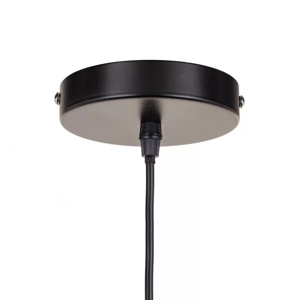 Ceiling Light 44,5 x 44,5 x 49 cm Ø 44,5 cm Black Iron