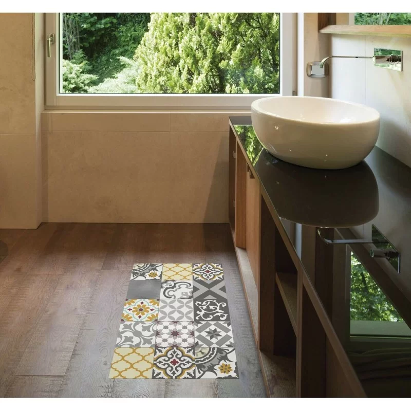 Vinyl carpet Stor Planet Croma Patch Grey Amber...