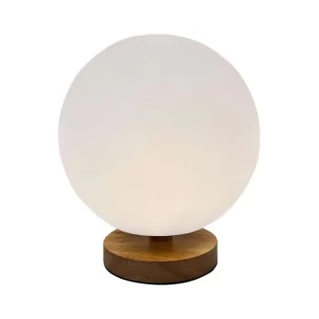 Desk lamp DKD Home Decor Natural Wood Polyethylene... 2