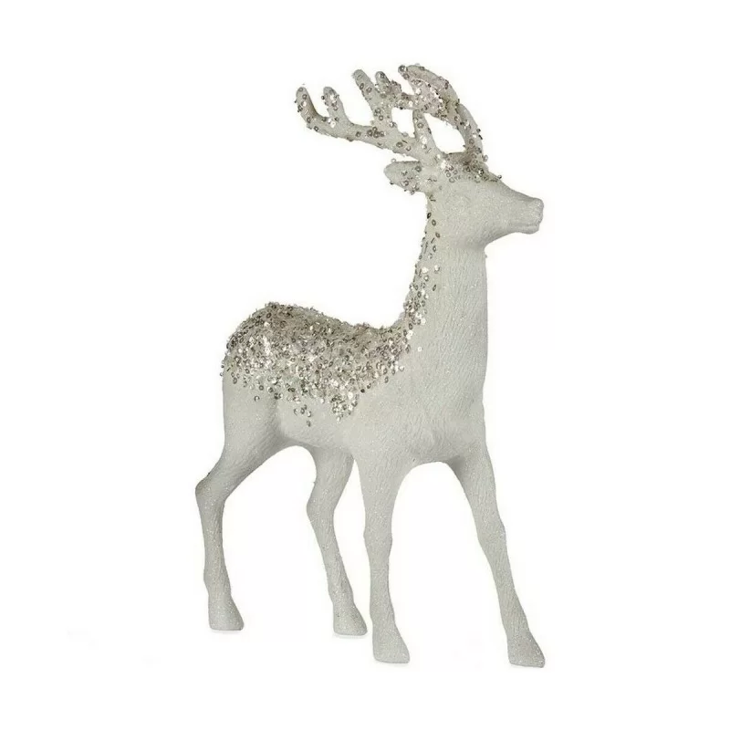 Christmas Reindeer White Plastic 15 x 45 x 30...