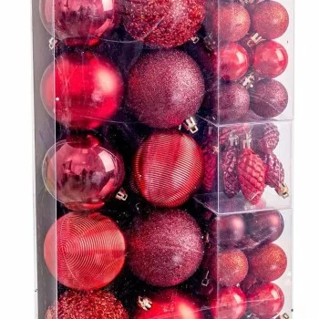 Christmas Baubles Red (50 Units) 2
