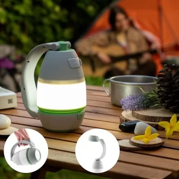 4-in-1 Multifunction Rechargeable Camping Torch Calam...