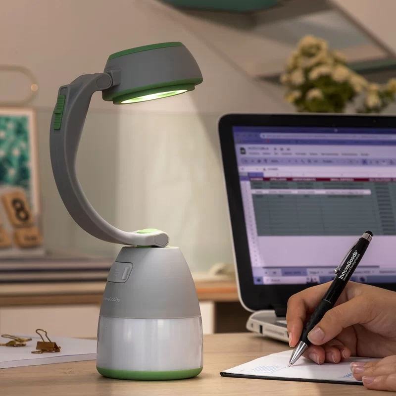 4-in-1 Multifunction Rechargeable Camping Torch...