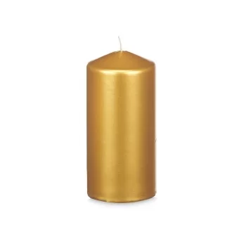 Candle Golden 7 x 15,5 x 7 cm (12 Units) 2