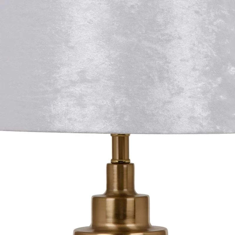 Desk lamp White Golden Polyester Metal Iron 60...