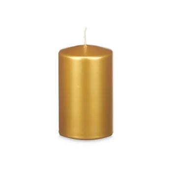 Candle Golden 9 x 15 x 9 cm (12 Units) 2