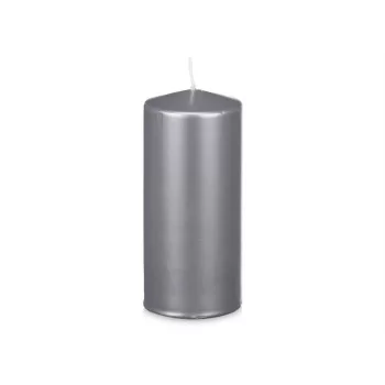 Candle Silver 9 x 20 x 9 cm (8 Units) 2