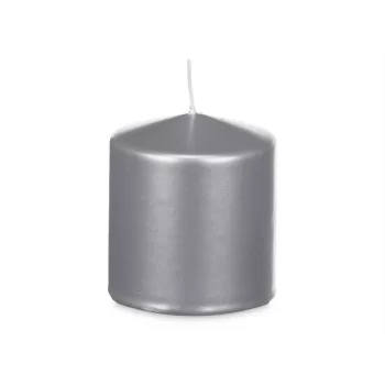 Candle Silver 9 x 10 x 9 cm (12 Units) 2