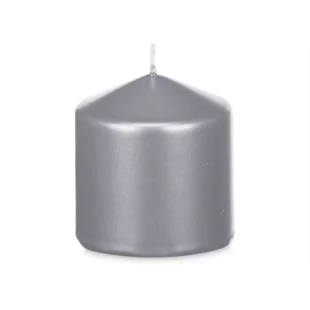 Candle Silver 7 x 7,5 x 7 cm (24 Units) 2