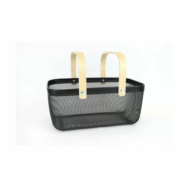 Multi-purpose basket Confortime Metal Wood 40 x...