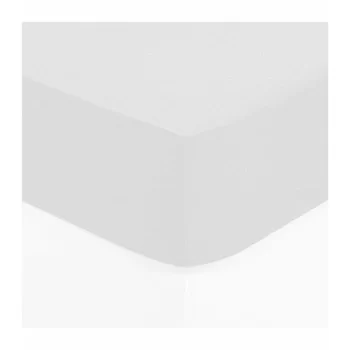 Fitted bottom sheet Atmosphera White 160 x 200 cm 2