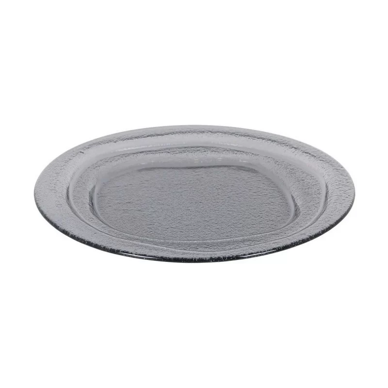 Decorative Plate Inde Kilauea 30 x 2,5 x 30 cm Black