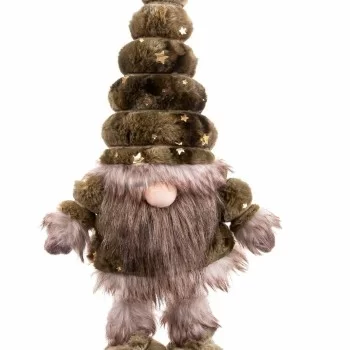 Christmas bauble Brown Green Metal Fabric 19 x 14 x 41 cm 2