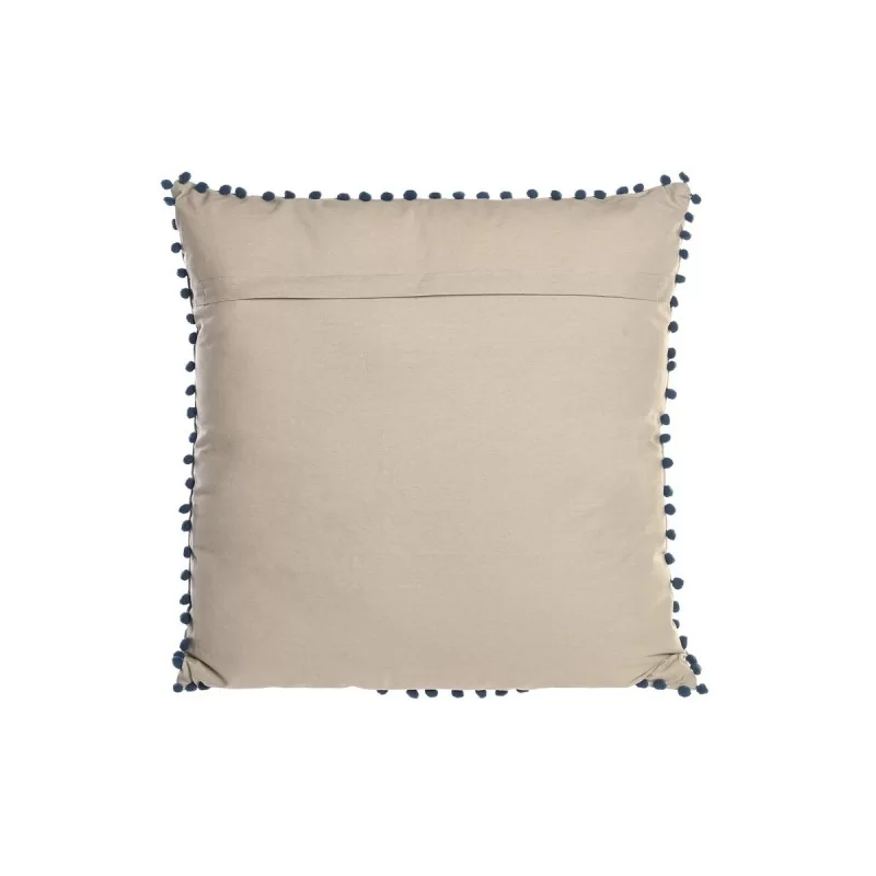 Cushion DKD Home Decor Tree Blue Yellow Light...