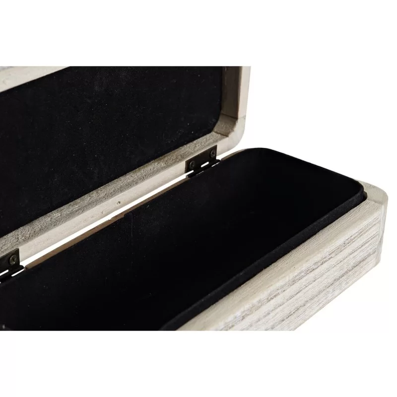 Jewelry box DKD Home Decor Natural MDF Wood 20...