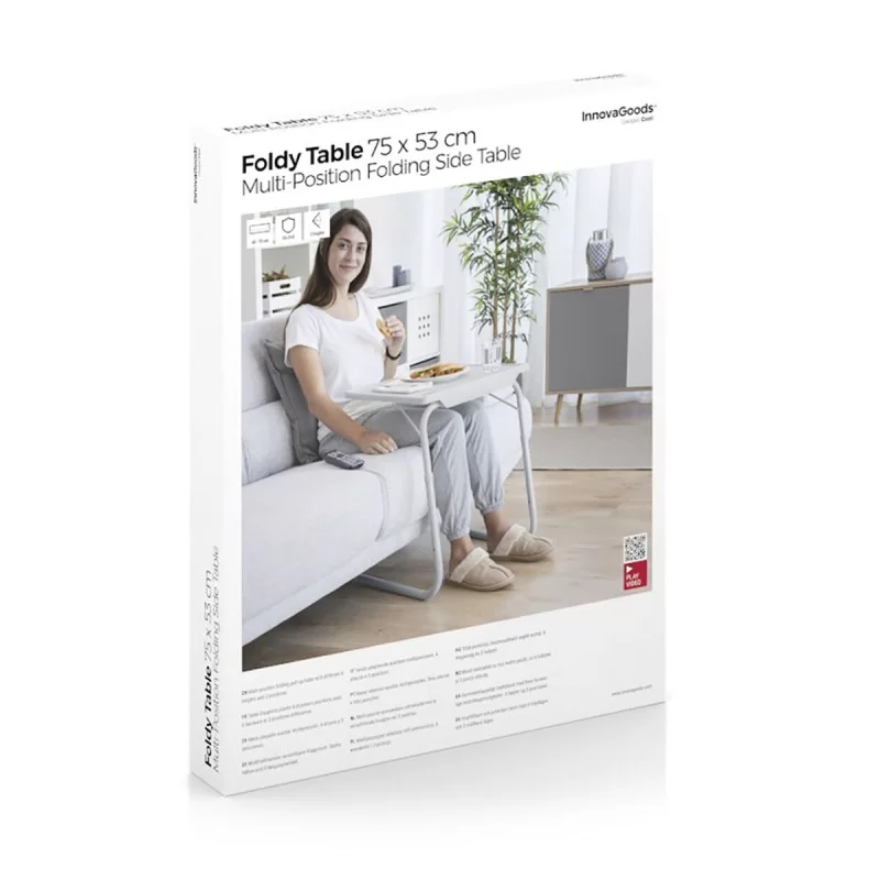 Multi-position Folding Side Table Foldy Table...