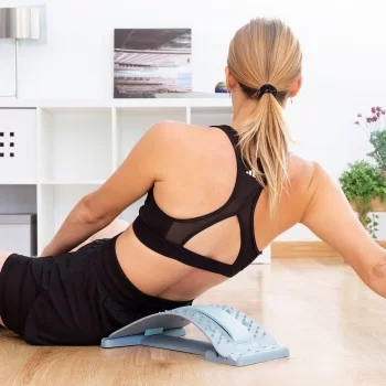 Lumbar Corrector, Stretcher and Support with Pressure and...