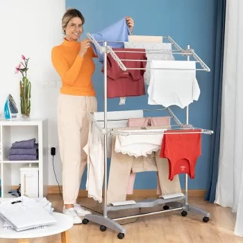 Foldable Electric Drying Rack with Natural Airflow... 2
