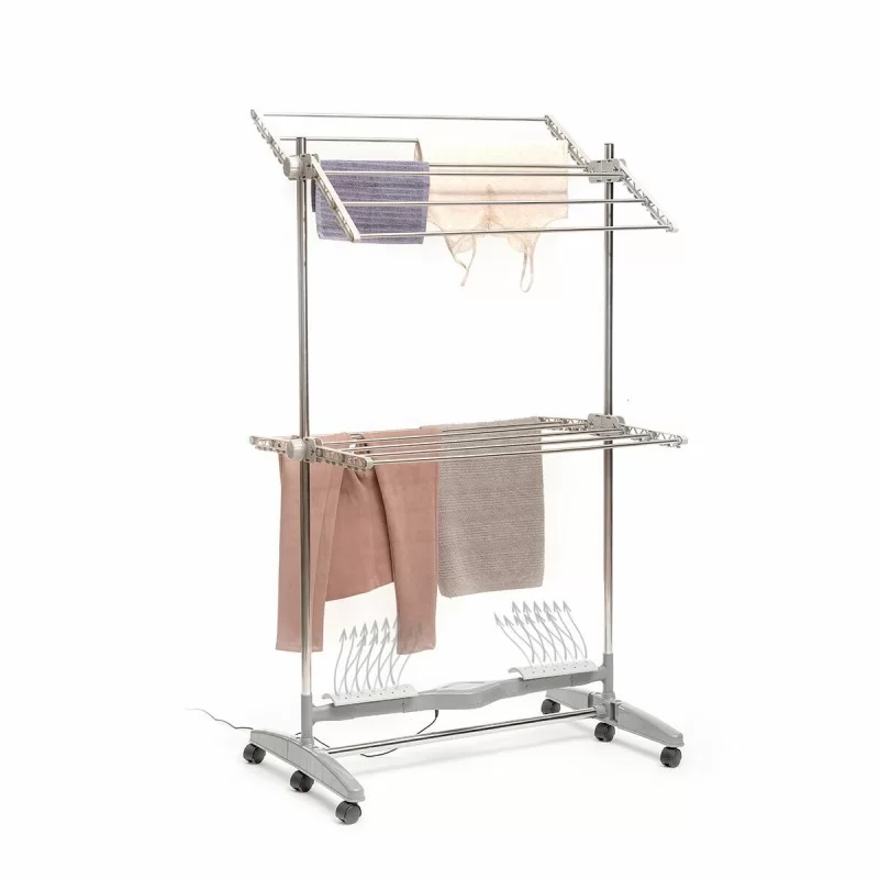 Foldable Electric Drying Rack with Natural...