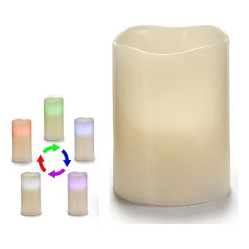 LED Candle White 7,5 x 10 x 7,5 cm (6 Units) 2