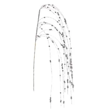 Branch Berries Silver 100 x 3 x 5 cm (24 Units) 2