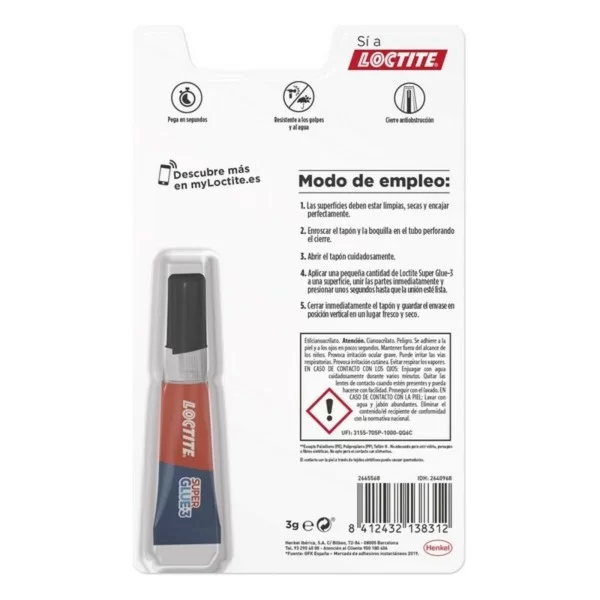 Glue Loctite Super Glue 3 (3 g)