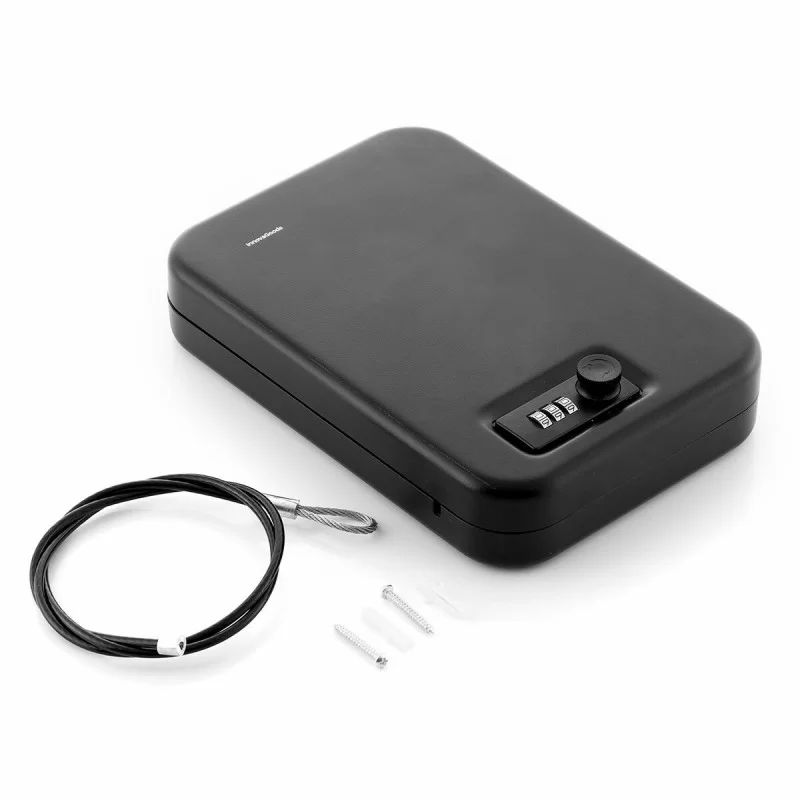 Portable Safe Box with Security Cable Prisaven...