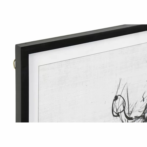 Painting DKD Home Decor 70 x 2,5 x 90 cm Lady Modern (2 Units)