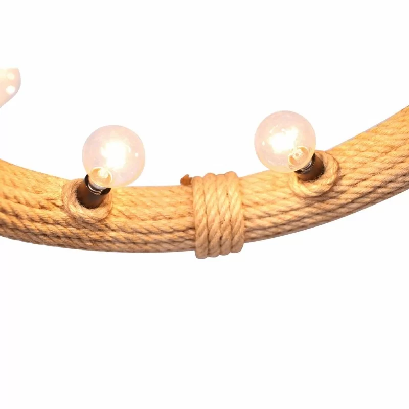 Ceiling Light DKD Home Decor Brown Rope (51 x...