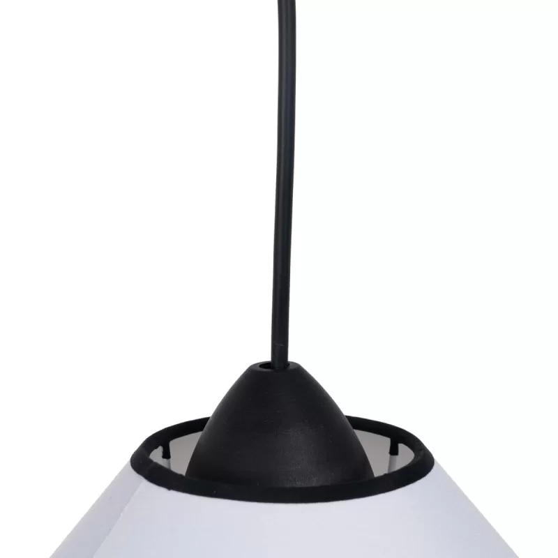 Ceiling Light White Black Natural Iron Plastic...