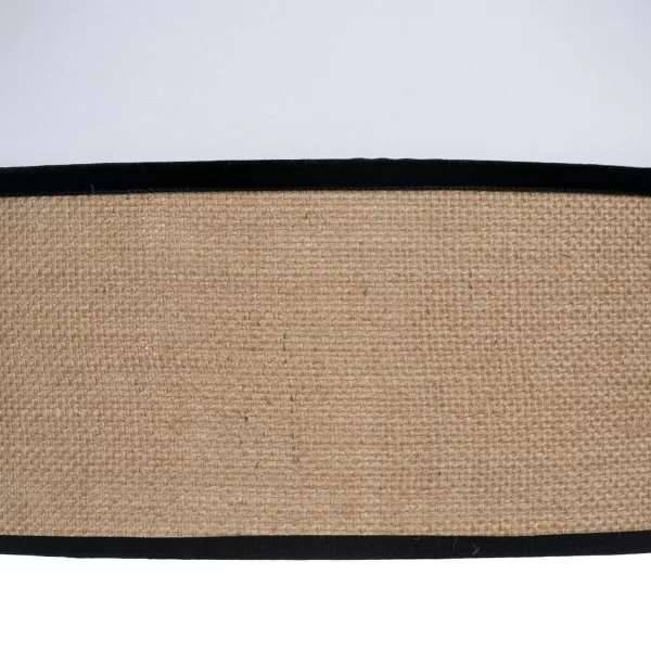 Ceiling Light White Black Natural Iron Plastic 220-240 V 30 x 30 x 25 cm