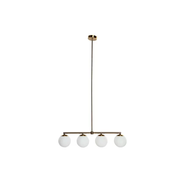 Ceiling Light DKD Home Decor Golden White 220 V (70 x 19 x 15 cm)