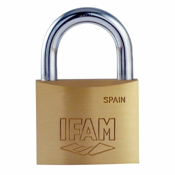 Key padlock IFAM K25 Brass normal (2,5 cm)