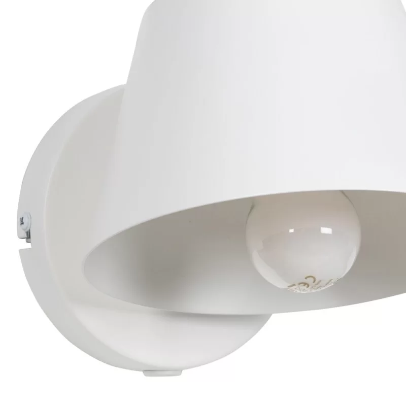 Wall Lamp Metal White 16 x 16 x 12 cm
