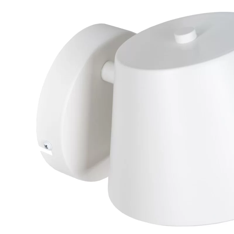 Wall Lamp Metal White 16 x 16 x 12 cm