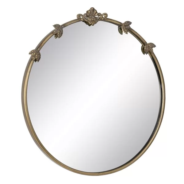 Wall mirror Golden Crystal Iron 60,5 x 3,5 x 64 cm