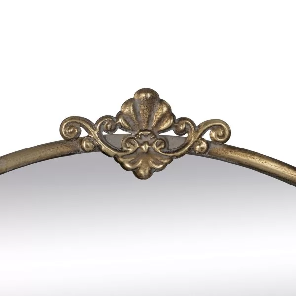 Wall mirror Golden Crystal Iron 60,5 x 3,5 x 64 cm