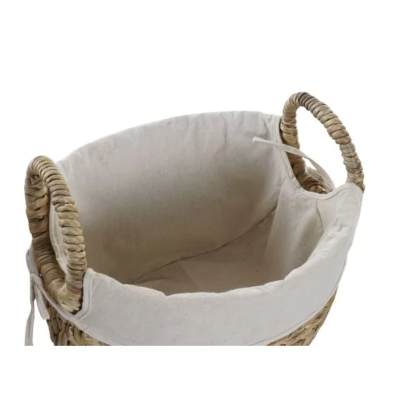 Basket set DKD Home Decor Linen Fibre Cottage (40 x 30 x 31 cm)