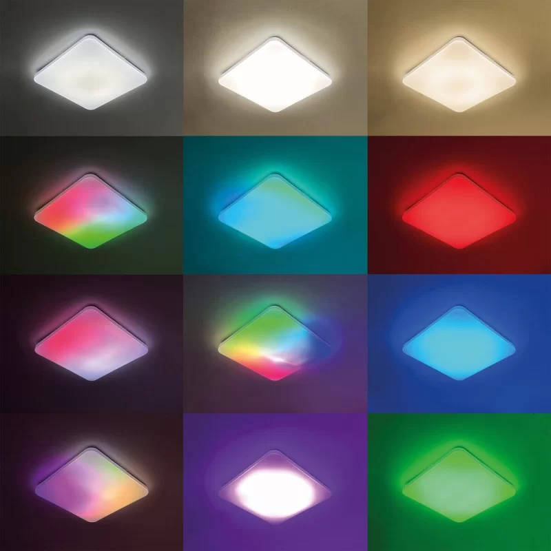 LED Flush-fitting ceiling light KSIX Twilight