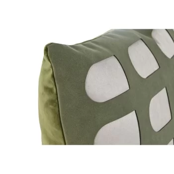 Cushion Home ESPRIT White Green 45 x 10 x 45 cm 2