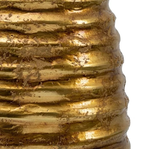 Vase 24 x 24 x 60 cm Ceramic Golden
